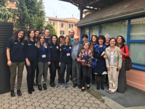 il gruppo di docenti e tutor della giornata di formazione del 1 aprile al centro Luigi Ranzato, Anna Ancona (Presidente dell'Ordine degli psicologi E-R) 