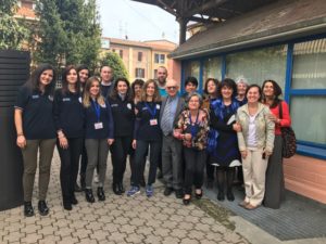 il gruppo di docenti e tutor della giornata di formazione del 1 aprile al centro Luigi Ranzato, Anna Ancona (Presidente dell'Ordine degli psicologi E-R)